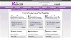 Desktop Screenshot of fsnfuneralhomes.com